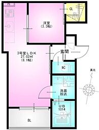 REGALEST Smart日進 1LDKの間取図画像