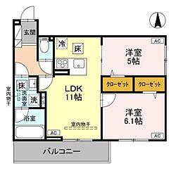 物件の間取り