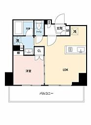 マイナビSTAY ekism さいたま新都心 1LDKの間取図画像