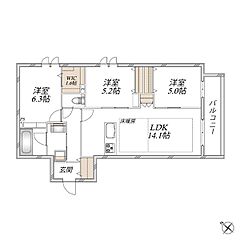 物件の間取り