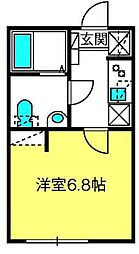 アスコット大宮北 1Kの間取図画像