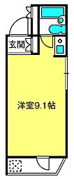 ファイン・ライフ大宮1 ワンルームの間取図画像