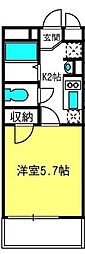 T&Y 1Kの間取図画像