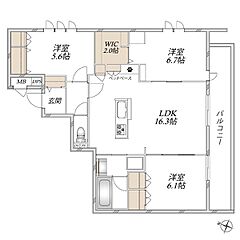 物件の間取り
