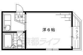 サンライズ藤森 201 ｜ 京都府京都市伏見区深草極楽町（賃貸マンション1R・2階・17.00㎡） その2