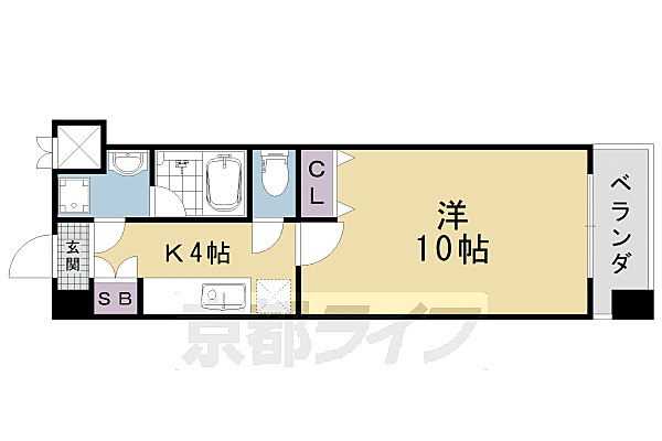 プラネシア星の子山科三条 603｜京都府京都市山科区竹鼻堂ノ前町(賃貸マンション1K・6階・30.24㎡)の写真 その2