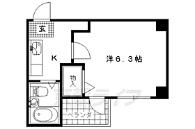 アビタシオン 203 ｜ 京都府京都市伏見区雁金町（賃貸マンション1K・2階・20.00㎡） その2