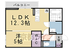 メゾンクレール瀬田北 305 ｜ 滋賀県大津市大萱6丁目（賃貸アパート1LDK・3階・42.79㎡） その2