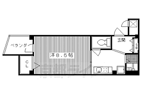 ＲＵＦＦ京町 203 ｜ 京都府京都市伏見区京町5丁目（賃貸マンション1R・2階・20.00㎡） その2