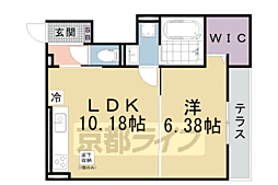 Ｖｉｌｌａ　ｒｉｖｉｅｒｅ 1階1LDKの間取り