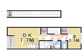 ＣＡＳＡ　ＷＯＯＤIII 307 ｜ 京都府京都市伏見区深草綿森町（賃貸アパート1DK・3階・37.69㎡） その2