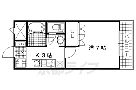 プレリュード 103 ｜ 京都府京都市伏見区向島中島町（賃貸マンション1K・1階・24.84㎡） その2