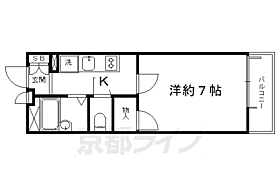 レオパレス東山山麓 207 ｜ 京都府京都市東山区今熊野日吉町（賃貸マンション1K・2階・20.81㎡） その2