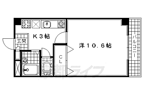 京都府宇治市菟道田中（賃貸マンション1K・2階・28.00㎡） その2