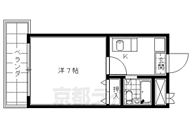 ロイヤルティみの 106 ｜ 京都府京都市東山区大和大路通正面下ル大和大路1丁目（賃貸マンション1K・1階・23.00㎡） その2