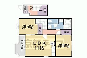 メゾンエスポワールＣ 202 ｜ 滋賀県大津市坂本2丁目（賃貸アパート2LDK・2階・58.98㎡） その1