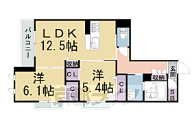 ＳｈａＭａｉｓｏｎ　ＭＳ　竹田 203 ｜ 京都府京都市伏見区竹田西段川原町（賃貸マンション2LDK・2階・61.93㎡） その2