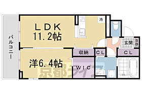 ラ・ソルティー 203 ｜ 京都府京都市山科区西野岸ノ下町（賃貸アパート1LDK・1階・47.73㎡） その2