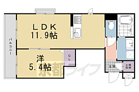 京洛舎　東山三条 402 ｜ 京都府京都市東山区三条通大橋東入六丁目今小路町（賃貸マンション1LDK・4階・43.90㎡） その2