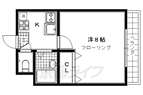 メゾン・ベローナ 412 ｜ 京都府京都市東山区渋谷通東大路西入鐘鋳町（賃貸マンション1K・4階・22.22㎡） その2