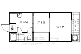 マンション山科 A1-2 ｜ 京都府京都市山科区東野中井ノ上町（賃貸マンション2K・1階・26.50㎡） その2