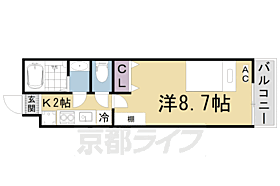 （仮称）山科区椥辻学生マンション 105 ｜ 京都府京都市山科区椥辻東浦町（賃貸アパート1K・1階・23.60㎡） その2