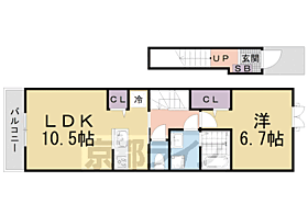 ミルト膳所　Ｂ 205 ｜ 滋賀県大津市丸の内町（賃貸アパート1LDK・2階・44.97㎡） その2