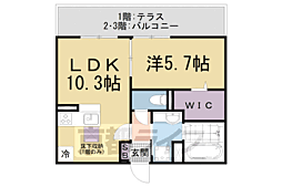 フロレゾン北花山A 1階