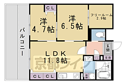 間取図画像 2SLDK