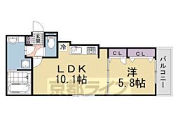 間取図画像 1LDK