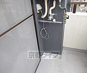 室外洗濯機置き場です