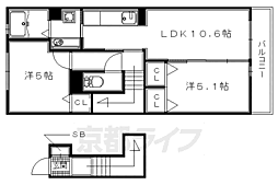 近鉄京都線 伊勢田駅 徒歩12分 2階/-