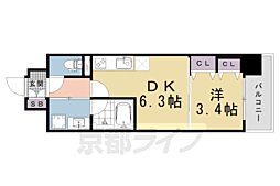 リシュドール梅小路 3階/309