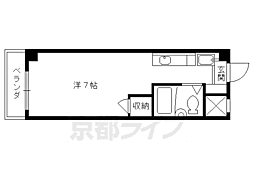 樹庭夢幹 1Kの間取図画像