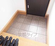 明るい玄関です。