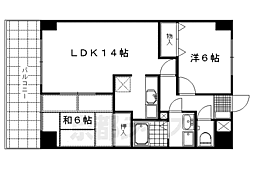 ソレイユM.H.N 2LDKの間取図画像