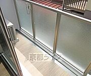 広いバルコニー・