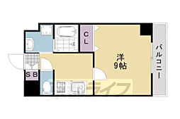 グランレブリーカツラ 1Kの間取図画像