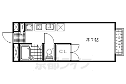 プロヴィデンス ワンルームの間取図画像