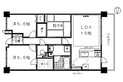 パデシオン京都七条ミッドパーク 3LDKの間取図画像