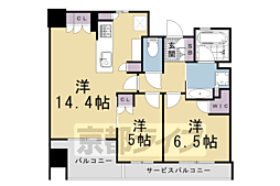 プレミスト京都二条城北 6階