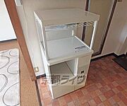 米びつ付きキッチン収納です。