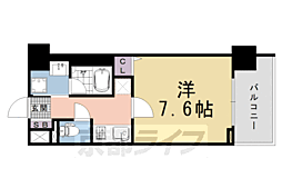 ベラジオレガシー京都西七条 1Kの間取図画像