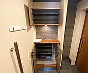 靴収納付きの玄関