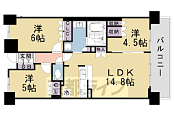 アークレジデンス大津中央 3LDKの間取図画像