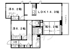 ウインド・フィル華水邸 3LDKの間取図画像