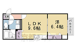 サンシャイン八角 1LDKの間取図画像