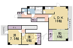 GARNET RESIDENCE上桂 4階/406