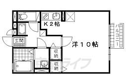 エスポワール青山 ワンルームの間取図画像