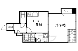 雅綾小路 1DKの間取図画像